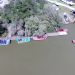 Drone view of our airboat site..
